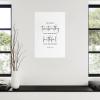 Psalm 145 13 The Lord Is Trustworthy Bible Verse,Modern Christian Poster Canvas for Living Room Bedroom Decor 12x18inch(30x45cm) Unframe-style view 4