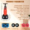 BANGBANGJI Professional Electric Floor Scrubber, Floor Buffer Machine, 17 Cleaning Width, Cordless Design, Dual Rotary Brushes, 360 Rotation Multi-Surface Use view 2