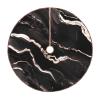 Black Rose Gold Marble Print Tree Skirts 30/36/48 Inch, Classic Christmas Tree Skirt for Festive Home Party Decorations view 1