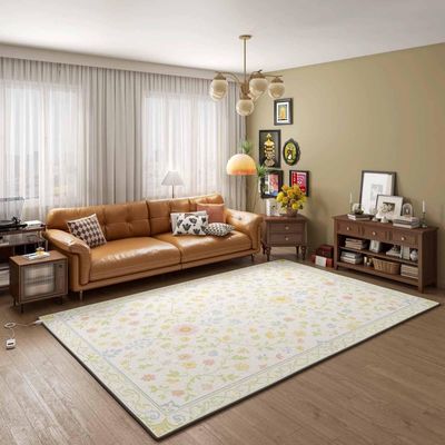 Snaweo Removable Portable Heated Floor Mat, Graphene Electric Heating Carpet, Foot Warmer Under Desk Heater, Energy Saving Indoor Heated Rug, Suitable for Yoga(Color19,200x300cm/78.7x118.1in)