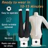 GIZMIT Portable Automatic Ironing Machine, Automatic Ironing Machine 3-in-1, Shirt Ironing Machine 10 Minutes Quick Ironed Dry, Gentle Airflow Technology for Shirts/Shoes/Pants +Skirtmodel view 2