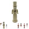 Christmas Wooden Paintable Nutcracker, Wood Nutcrackers Figures Unfinished, DIY Blank Wooden Nutcracker to Paint, Paint Your Own Nutcrackers, Woodennutcracker Ornaments for Fireplace, Entrance(A) view 1