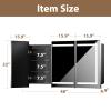 LOVMOR Led Medicine Cabinet with Mirror, Bathroom Vanity Mirror Cabinet with Shelves, 3-Color Lights Dimmer (Silver, 32" H x 48" W) view 2