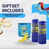 2x Air Conditioner & Coil Cleaner 19 oz Foam Bundle with Cleaning Gloves Helps Maintain Coils and Support Routine AC Care Gift Set (3 Items) view 2