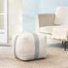 Anji Mountain 20" H x 20" W Handmade Pouf Ottoman for Living Room & Couch view 2