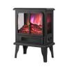 Techni Home Freestanding Electric Fireplace Heater w/Realistic Flame Effects, 2 Heat Settings (Low/High), Wire Heating Element, 3-Sided Viewing Windows, Overheat Protection, 1500W Indoor Space Heater view 1