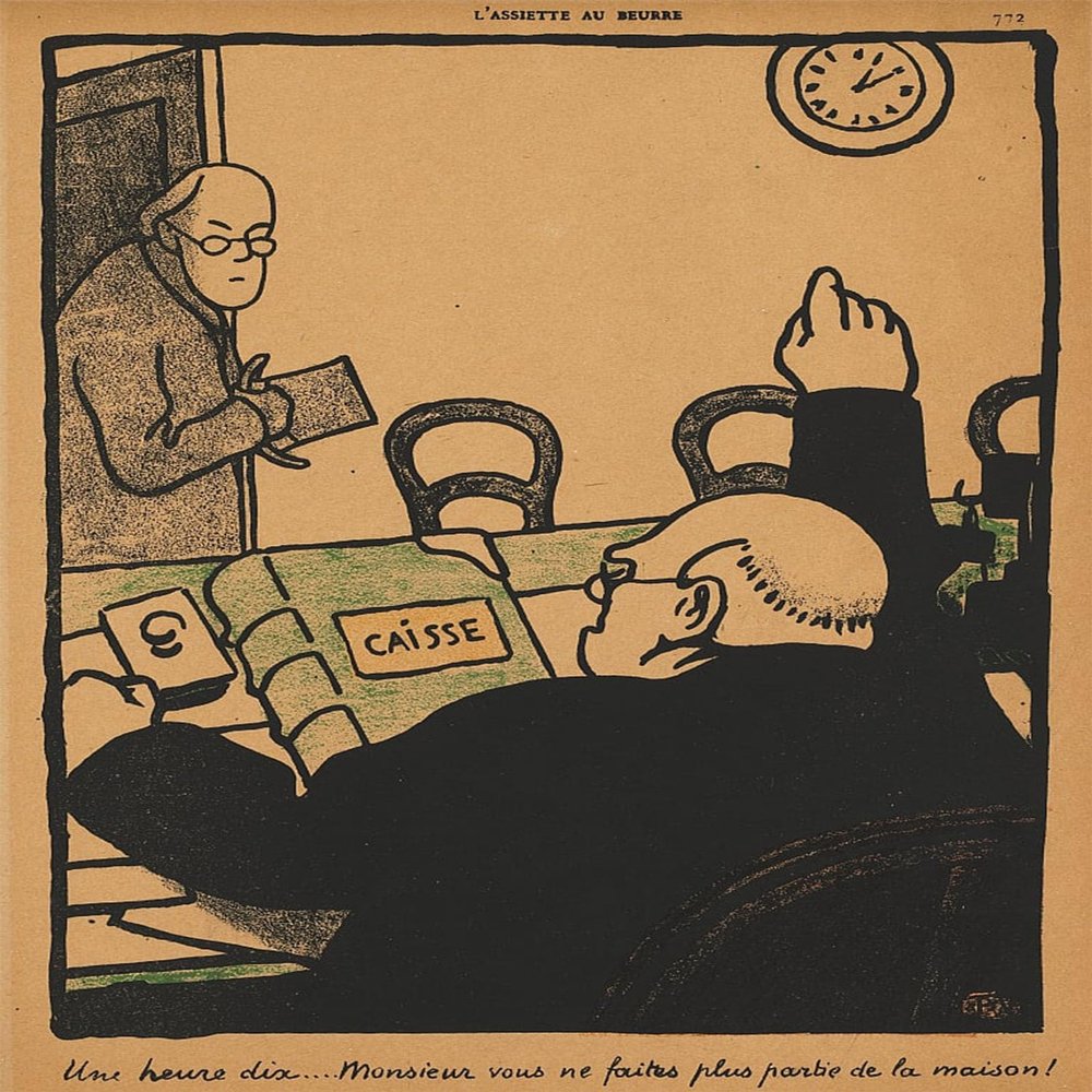 EAGBJTPTM Famous Print Artwork Poster Wall Decor Crimes and Punishments XV by Felix Edouard Vallotton Posters And Prints for Home Decor 60x90cm