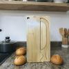 Bread Cutting Board Bow Shaped Stainless Cutter view 4