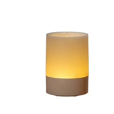 Small Humidifier, Simple Aroma Diffuser Desktop Mini Air Humidifier Ultrasonic Sprayer Aromatherapy Essential Oil Difusor With Light,for Travel, & Small Rooms(White Style A)
