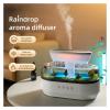 Small Humidifier, Rain Drop White Noise Essential Oil Diffuser Smart Home Aroma Mini Landscape Humidifier For Relaxation And Air Purification,for Travel, & Small Rooms view 2