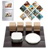 100Pcs Square Fridge Magnet Consumables Suitable for 63.5x63.5mm (2.5x2.5 inch) DIY Photo Fridge Magnet Materials, Cardboard Square Magnets Accessories(2.5x2.5in,100set) view 1