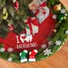 Christmas Tree Skirt I Love Dachshunds Christmas Decorations Soft Red Green Christmas Decor Mat for Xmas Holiday Decorations 30" view 2
