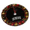 Christmas Tree Skirt Live Free or Die Christmas Decorations Soft Red Green Christmas Decor Mat for Xmas Holiday Decorations 30" view 3