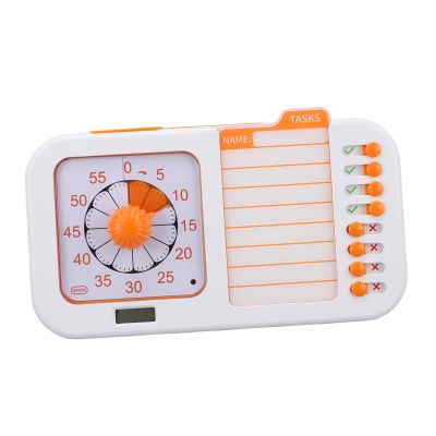 Cryfokt 3 in 1 Visual Timer, Visual Task Timer with Unique 2 Modes, Reusable Planning Board, Silent Operation Design, Visual Schedule Planner for Homeschool Supplies, Home, School