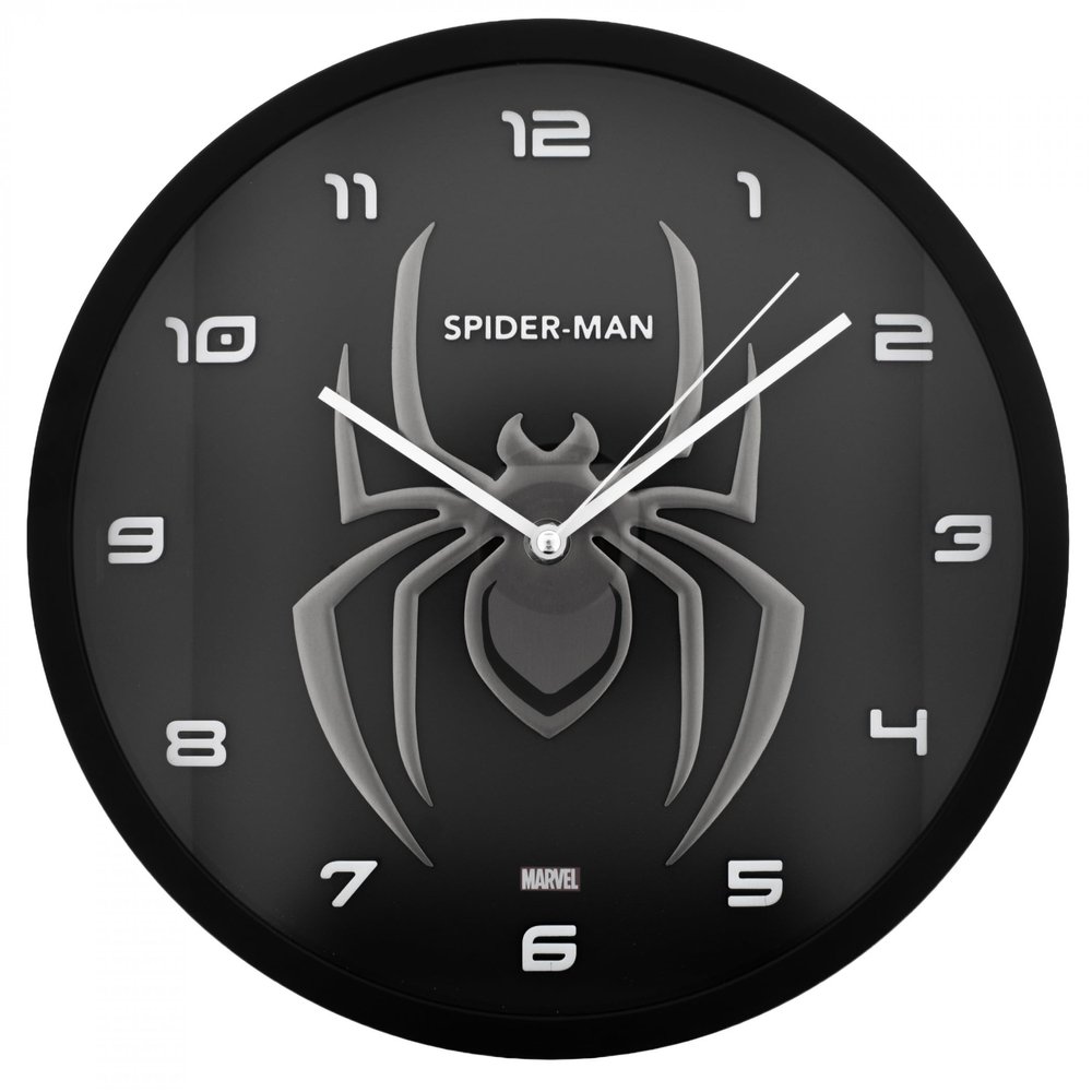 Accutime Spider-Man Monochrome Logo 12" Analog Wall Clock