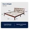 Avenco Solid Wood Platform Bed Frame with Headboard, 12 Inch Bed Frame King Size, Sturdy Wood Slat Support, No Box Spring Needed, Easy Assembly view 2