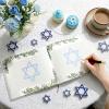 Eaasty Bat Mitzvah Guest Book, Olive Jewish Party Sign in Album for Boys view 2