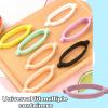 6Pcs Silicone Hanging Ring 5 Color Flexible Silicone Bottle Strap Rings Water Bottle Handle Holder Strap for Outdoor Sports Gym Fitness and Daily Commuting Use view 4