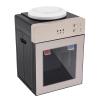 GSHIOIO Countertop Water Dispenser, Top Loading 5 Gallon Water Cooler Dispenser Mini Hot & Cold Water Dispenser Holds 3 or 5 Gallon Bottles Hot & Cold Water for Home, Office, Dorm (Champagne Gold) view 1