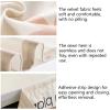 AHUANH Thickened Fabric Under Bed Blocker for Pets Adhesive Strip Fastening, Easy to Install Under Couch Blocker for Pets Stops Lost Toys(150 * 40cm,White A) view 4