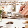 2 PCS Double Head Coffee Scoop, Stainless Steel Coffee Measuring Scoop Measuring Spoons Dual-Measure Long-Handle Spoon with Tick Mark for Ground Coffees Tea Sugar Baking, 1 Tsp (5ml) & 1 Tbsp (15ml) view 4
