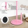 Pink Paper Towel Holder, Paper Towel Holder Countertop with Anti Slip Weighted Base, Stainless Steel Freestanding Paper Towel Holders for Kitchen view 3
