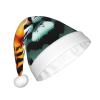 WZYCWB Little fat tiger head Prints Santa Hats - Ideal for Christmas Eve, New Year's Eve, and Holiday Parties - Festive Decorations view 2