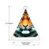 WZYCWB Little fat tiger head Prints Santa Hats - Ideal for Christmas Eve, New Year's Eve, and Holiday Parties - Festive Decorations view 3