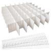 10Pcs Drawer Divider Set - Adjustable Organiser System For Cupboard, Underwear And Socks(Pink 38x11cm) view 3