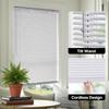 Cordless 1 Inch Mini Blinds for Windows Aluminum Mini Blinds 1 inch Venetian Blind Horizontal Window Shades for Family. White,95.5" W x 53" H (242.57cmW x 134.62cmH) view 2