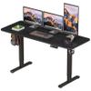 BIZUM Electric Standing Desk 63 x 24 Inch Computer Desk-Gaming Desk Black Home Office Desks Height Adjustable Memory Stand Up Computer Workstation view 1