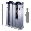MEUBLLY Automatic Wet Umbrella Wrapper, Automatic Wet Umbrella Bag Wrapper, Double Slots And Stainless Steel, Umbrellas Holder for Entryway with 100 Short Bags and 100 Long Bags, for Bank, Hotel view 1