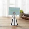 10pcs Silver Bell Place Card Holders: Gold Kissing Bells Place Card for Restaurant Menu, Weddings, Party Decoration, Receptions, Place Card Holders Kissing Bells (Gold Heart) view 4