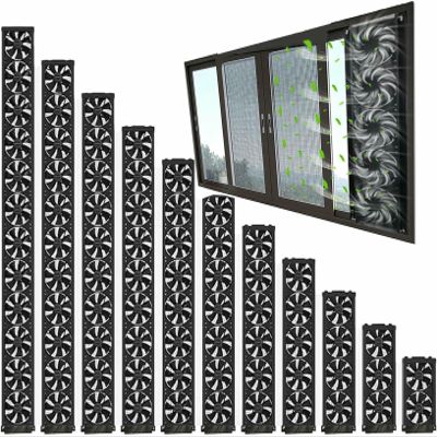 GFXYQPDNV 50-120CM Window Exhaust Fan, No Drilling Required Waterproof Vent Fans, for Left/Right/Vertical/Horizontal Recessed Installation-1pcs