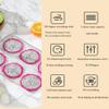 GGAHDSRH Food Dehydrator Meat Fruit Food Dehydrator 24H Timer Food Dryer Commercial Dryer with 12 Removable Electric Trays Meat Fish Stainless Steel,6layer,6layer view 3