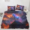 GKPLY Horse Girls Bedding Set, Fantasy Horse Comforter Set Twin, Fantasy Duvet Cover & Home Decor, Zipper Closure, Reversible Print, Soft Microfiber Comforter Cover & 2 Pillowcases view 2