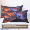 GKPLY Horse Girls Bedding Set, Fantasy Horse Comforter Set Twin, Fantasy Duvet Cover & Home Decor, Zipper Closure, Reversible Print, Soft Microfiber Comforter Cover & 2 Pillowcases view 4