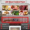 Food Dehydrator with 10 Stainless Steel Trays, 800W Commercial Dehydrator with 194 Temperature Control & 24H Digital Timer, Low Noise, 4 Presets, for Jerky, Herbs, Yogurt, Dog Treats view 2