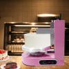 Cake Decorating Machine 4-12, Cake Cream Smooth Coating Machine, Cakes Creams Spreading Machines, Electric Cream Butter Smoothing for Dessert Shops (Pink) view 4