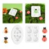 jiingekk Handmade Animal Chocolate And Fondant Candy Molds Cup Cake Toppers For Birthday Party Wedding Cake Decorating Art Craft view 2