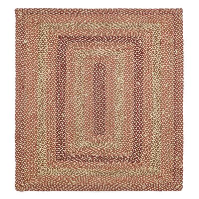 Weaving Village Traditional Jute Braided Rug, Rustic Country Dcor for Kitchen, Living Room, Dining Room, Bedroom, Bloom, 11'X14'