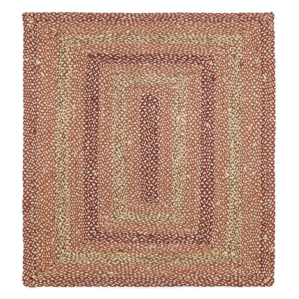 Weaving Village Traditional Jute Braided Rug, Rustic Country Dcor for Kitchen, Living Room, Dining Room, Bedroom, Bloom, 11'X14'