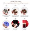 Depisuta Reusable Coffee Pods, Refillable Coffee Capsule Filter Cup with Cleaning Brush and Measuring Spoon, Reusable Coffee Filter for Coffee Makers (200ml) view 3