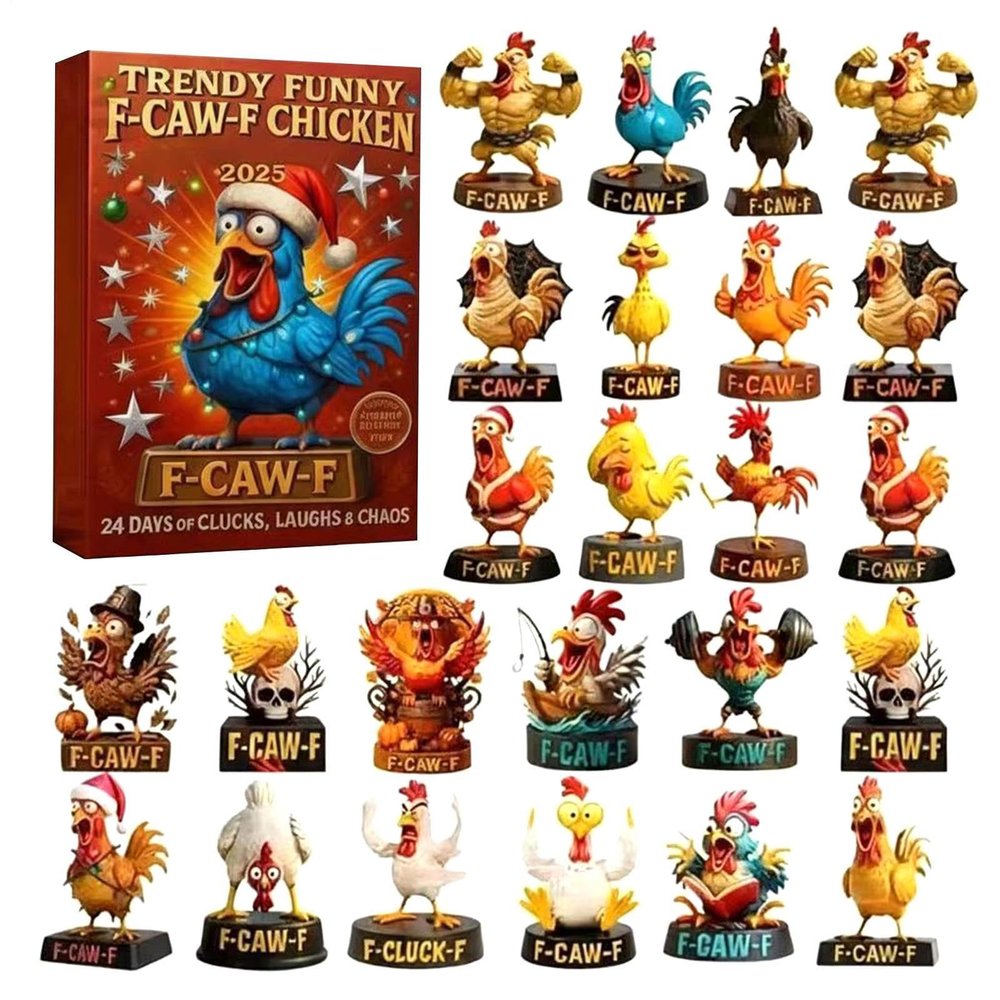 2025 Christmas Calendar 2D Flat Acrylic Christmas Decoration