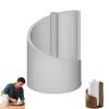Mountain Paper Towel, Woods Paper Towel Holder Countertop, Weighted Non-Slip Base Round Base and Iron Holder, Effortless One-Hand Tearing for Kitchen Dining Table Home Decor(White) view 1