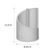 Mountain Paper Towel, Woods Paper Towel Holder Countertop, Weighted Non-Slip Base Round Base and Iron Holder, Effortless One-Hand Tearing for Kitchen Dining Table Home Decor(White) view 4
