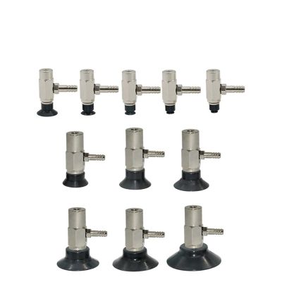 1Pcs PAT Series Single Layer Vacuum Pad PAT-05/06/08/10/15/20/25/30-35/40/50-N Pneumatic Vacuum Suction Cup(PAT-15,Black NBR)