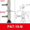 1Pcs PAT Series Single Layer Vacuum Pad PAT-05/06/08/10/15/20/25/30-35/40/50-N Pneumatic Vacuum Suction Cup(PAT-15,Black NBR) view 2