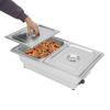 Electric Chafing Dish Buffet Set, 600W Stainless Steel Buffet Server, Food Warmer with Temperature Control for Buffets, for Parties, Catering, Festivals (9L) view 1