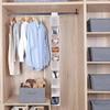 10 Shelf Hanging Shoe Organizer in Arctic White, Non Woven Material, for Adult and Child Storage view 4